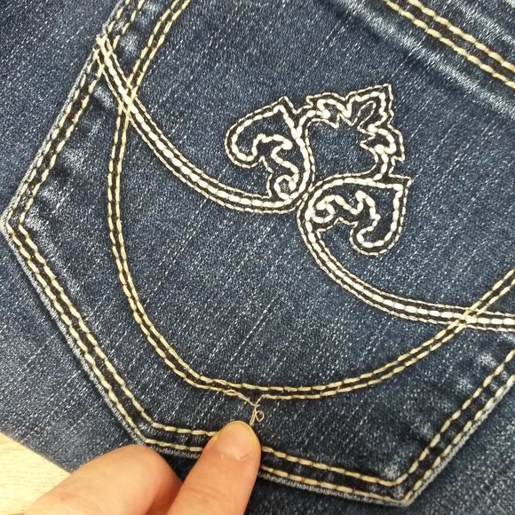 Revolution Brookes Dark Faded wash Jeans - Picture 4 of 7